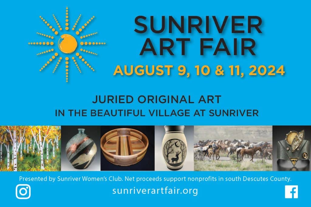 poster for sunriver art fair