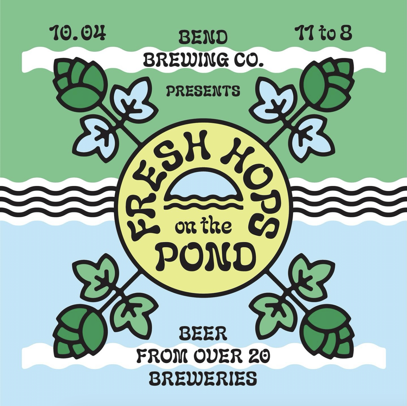 Fresh Hops on the Pond Event Bend Brewing