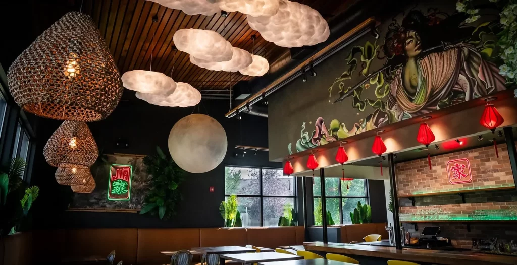 A look at the interior of the gorgeous new JIA Asian Street Kitchen in Bend, Oregon