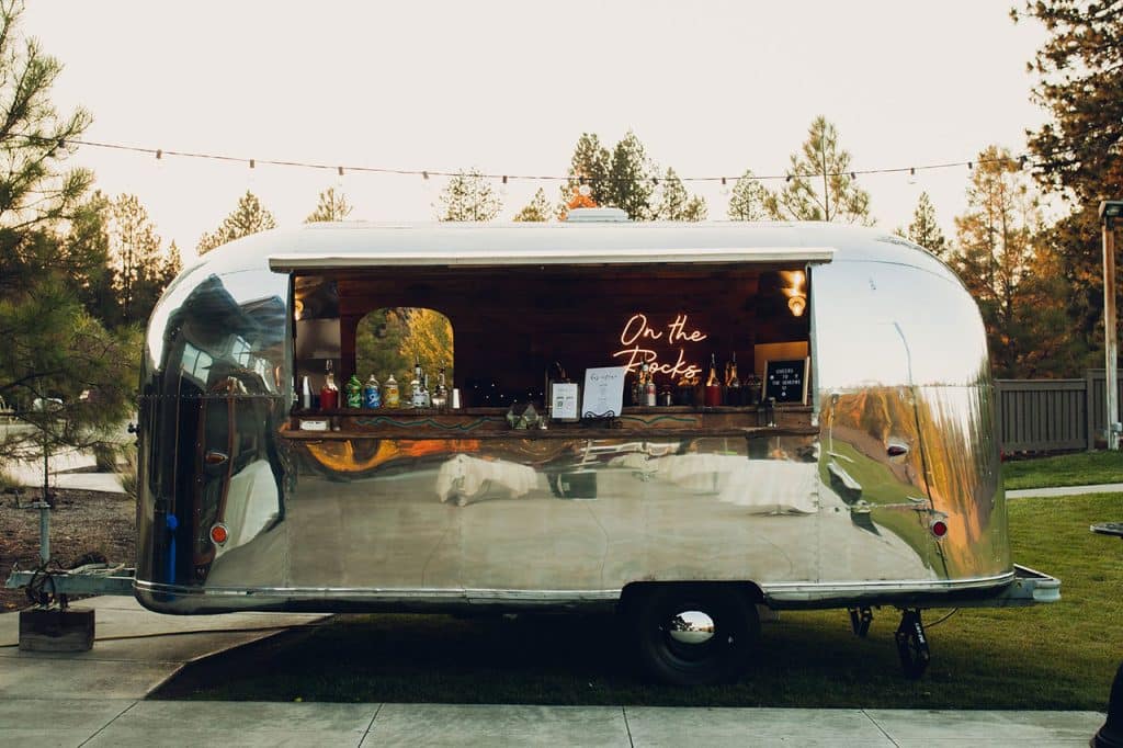 Airstream mobile bar