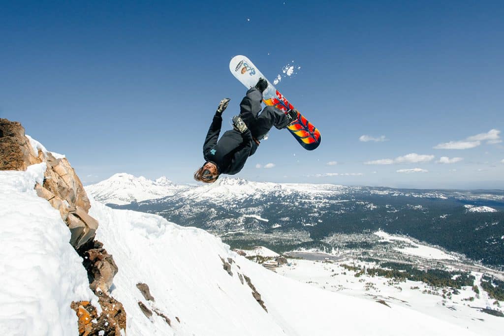 snowboard mt bachelor spring day