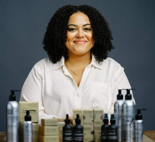Dominiqe Taylor, owner of Consciously Curly