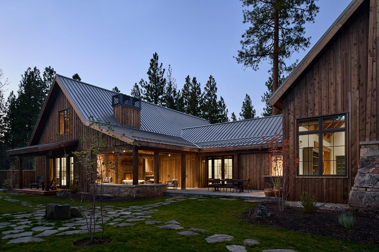 Contemporary Western Ranch Lodge Home at Black Butte Ranch