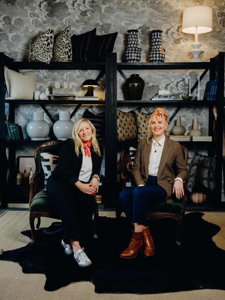 Lucy Roland of Harper House with Allie Stoddard