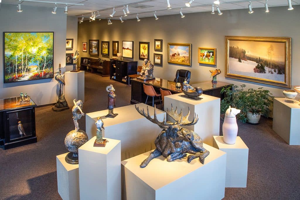 Mockingbird Gallery Interior in Bend