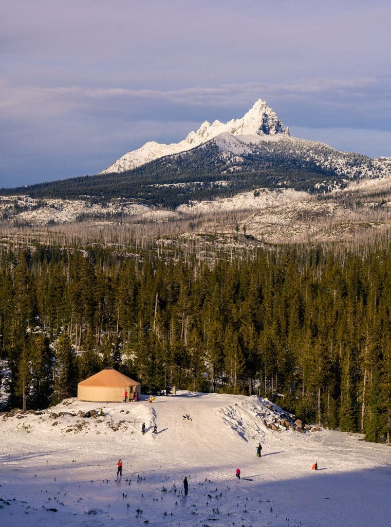 Snowshoe Ray Benson Sno Park Mt. Bachelor Oregon