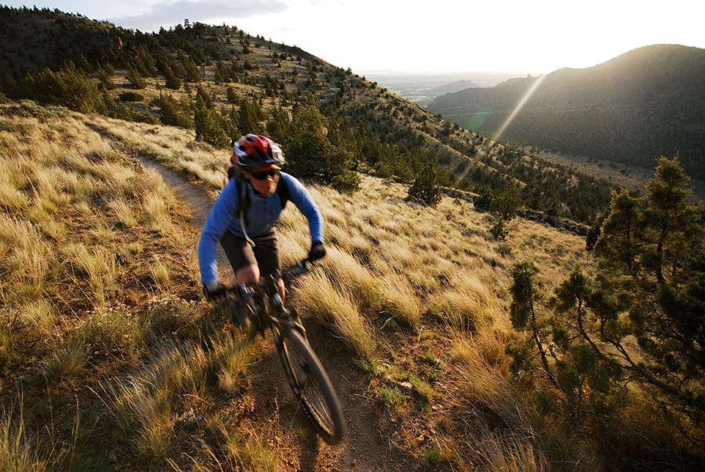 Mountain Biking Gray Butte Trail Near Smith Rock Oregon