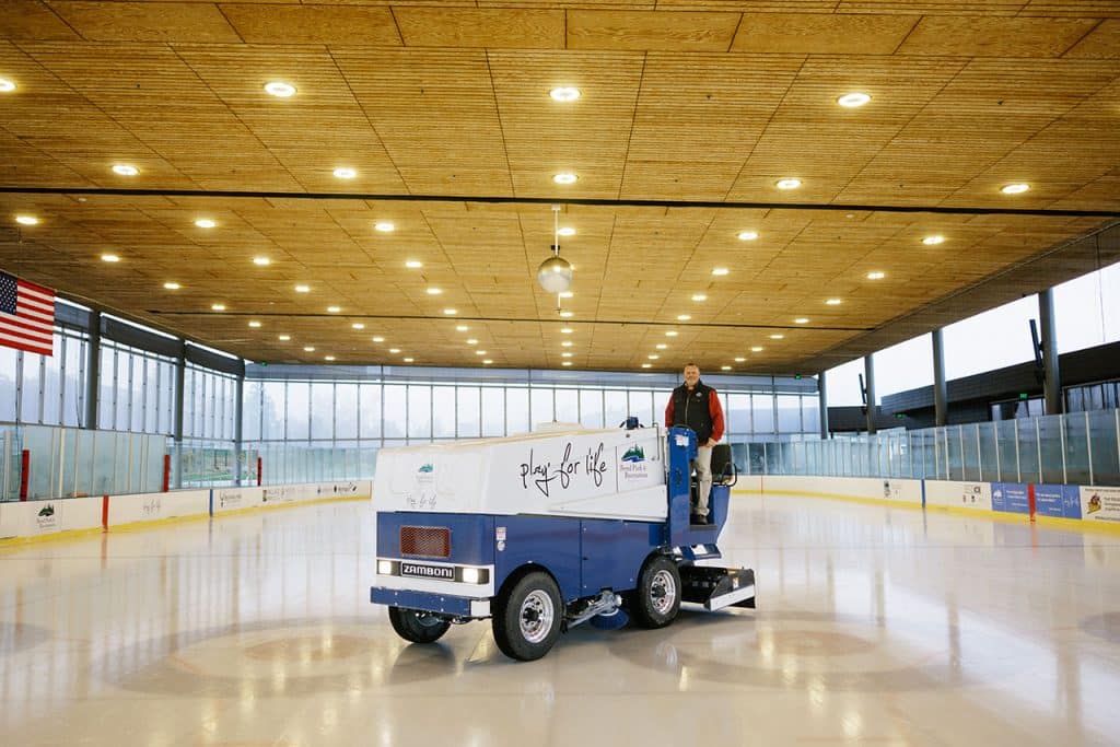 Bend Parks and Rec Zamboni Driver