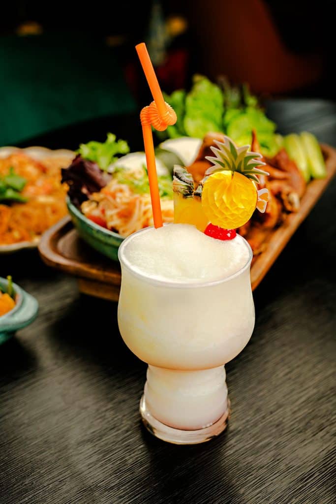 Frozen cocktail at Dear Mom Cafe