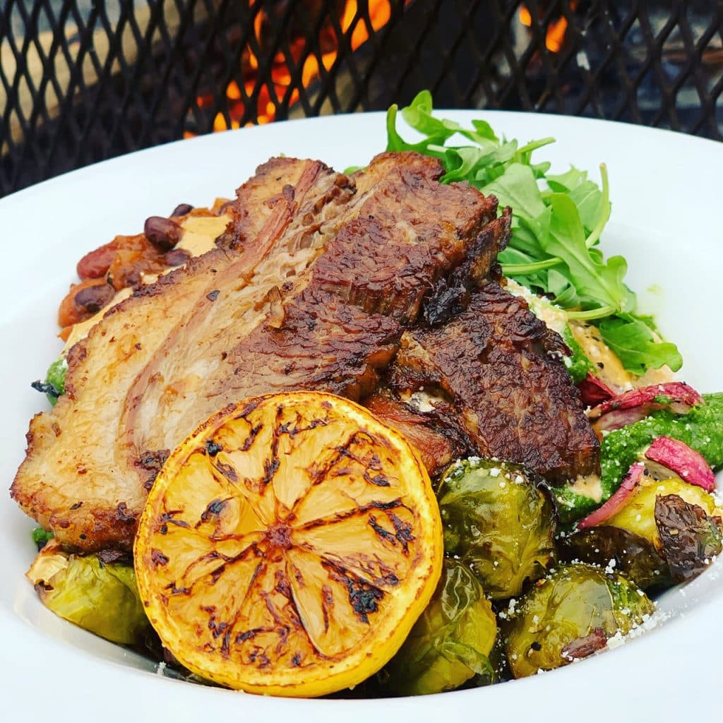 Trailside Kitchen dinner at Lucky's Woodsman