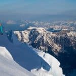 Graham Zimmerman standing on Celeno Peak