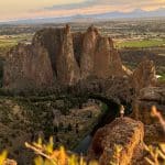 views from up top at Smith Rock Oregon