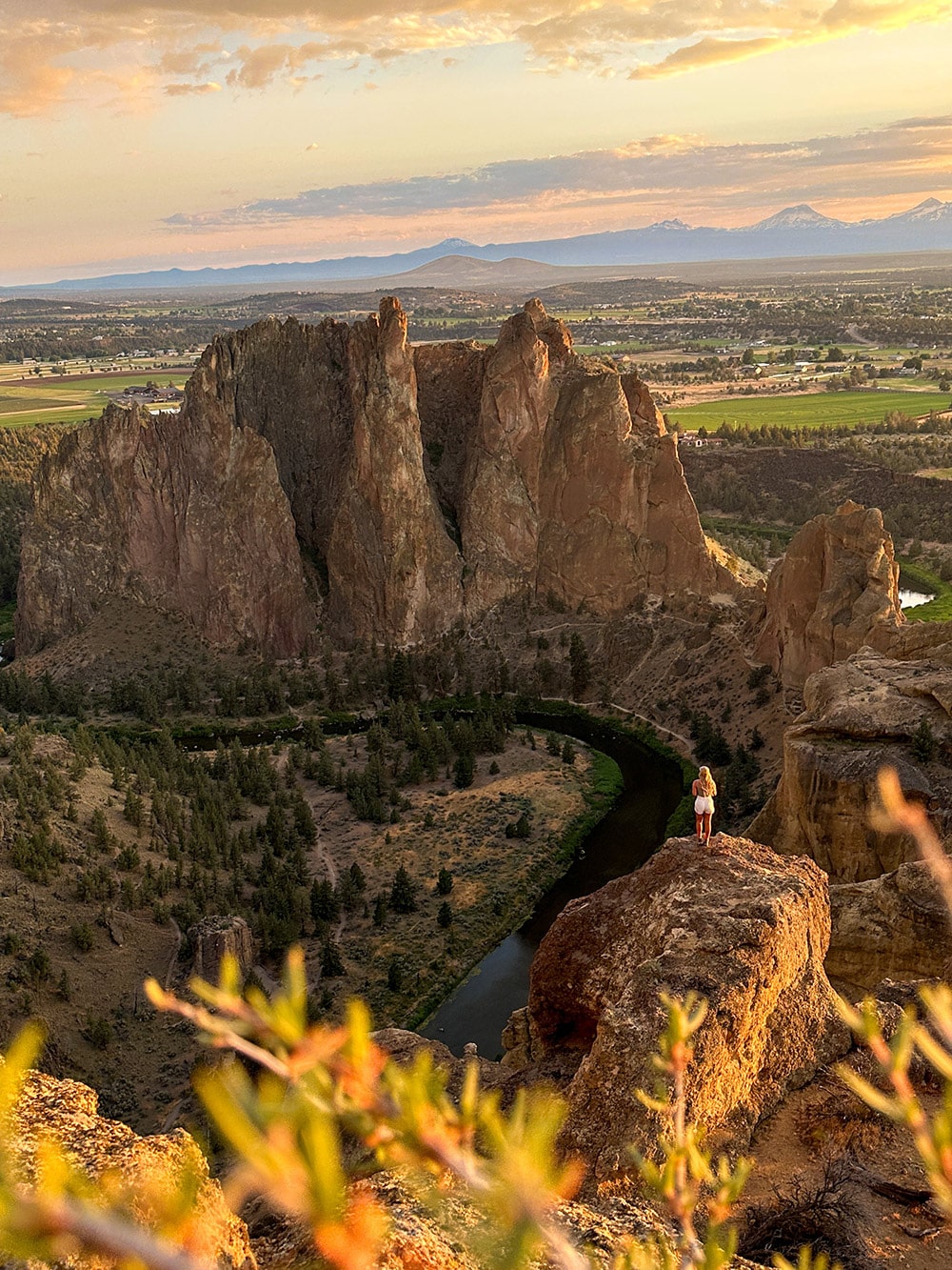views from up top at Smith Rock Oregon