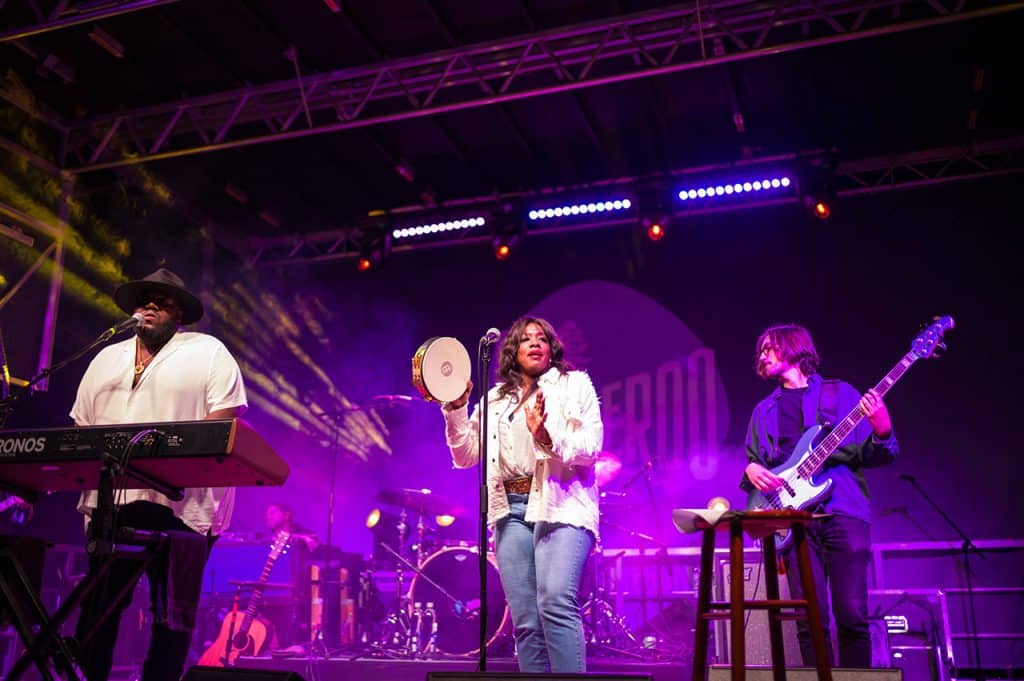 War and Treaty performing at Big Ponderoo