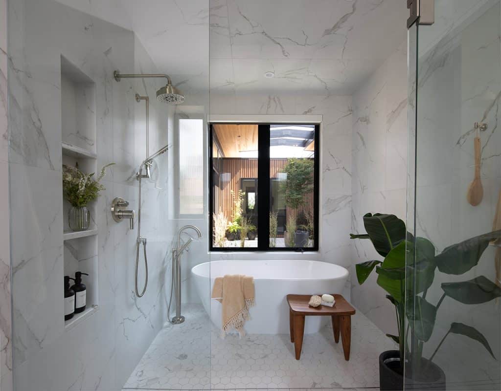 open air bathroom