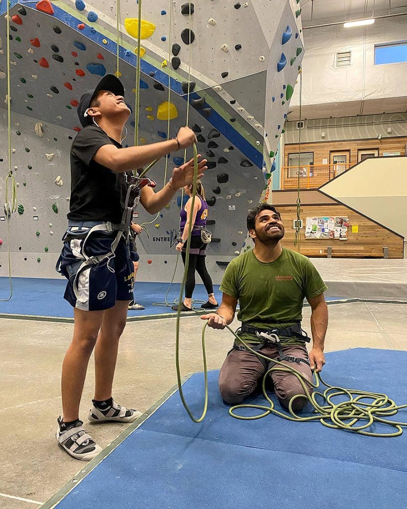 Wesley Heredia Vamonos Outside at Bend Rock Gym