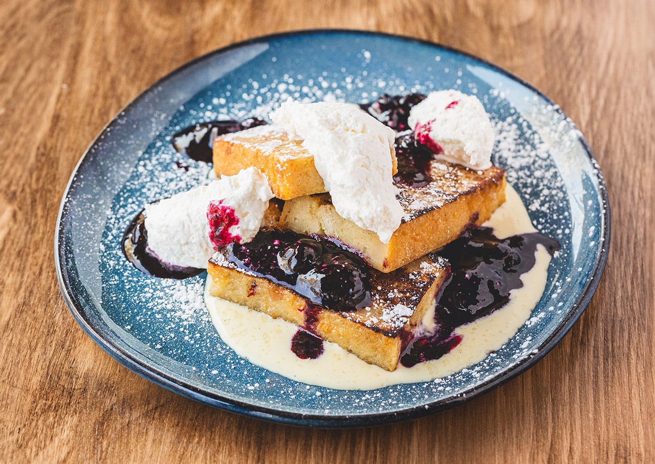 Plate of Mill Works Pub French Toast