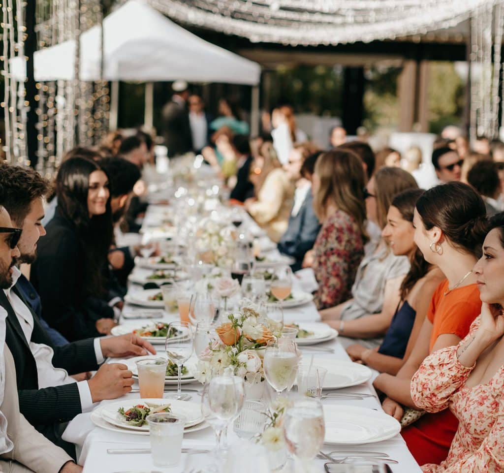 Guests dining at Pronghorn