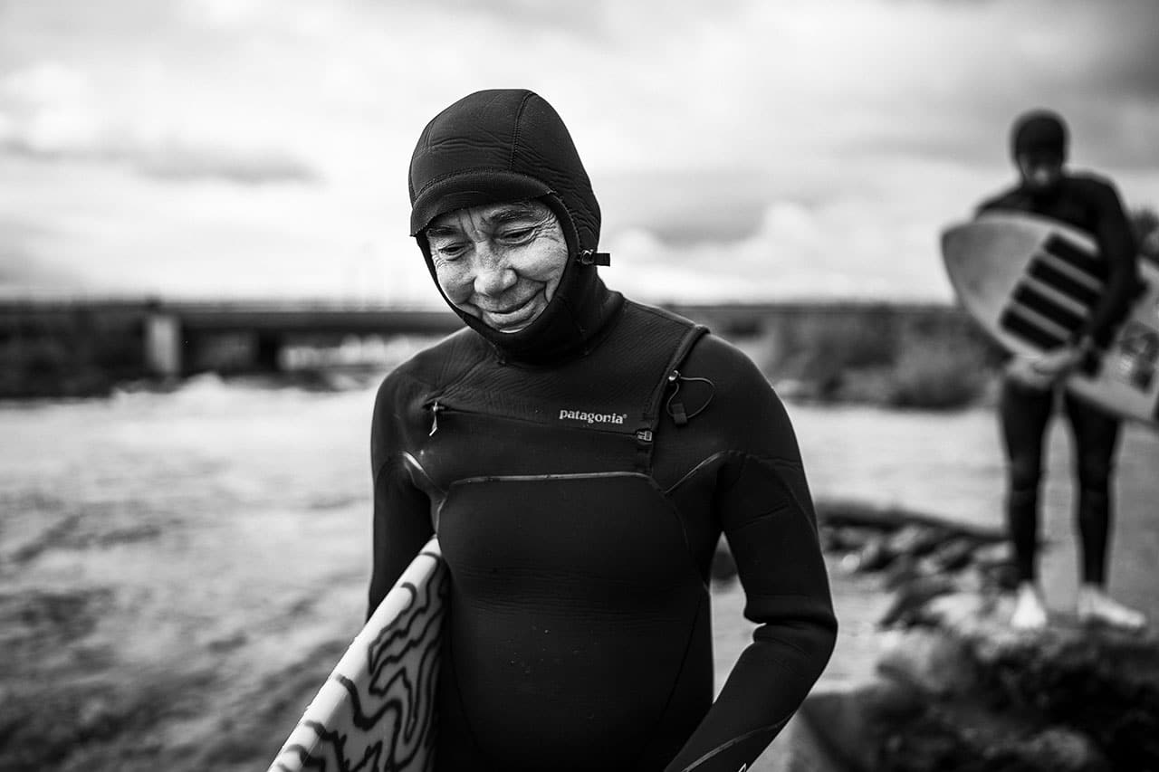 Gerry Lopez geared up to surf