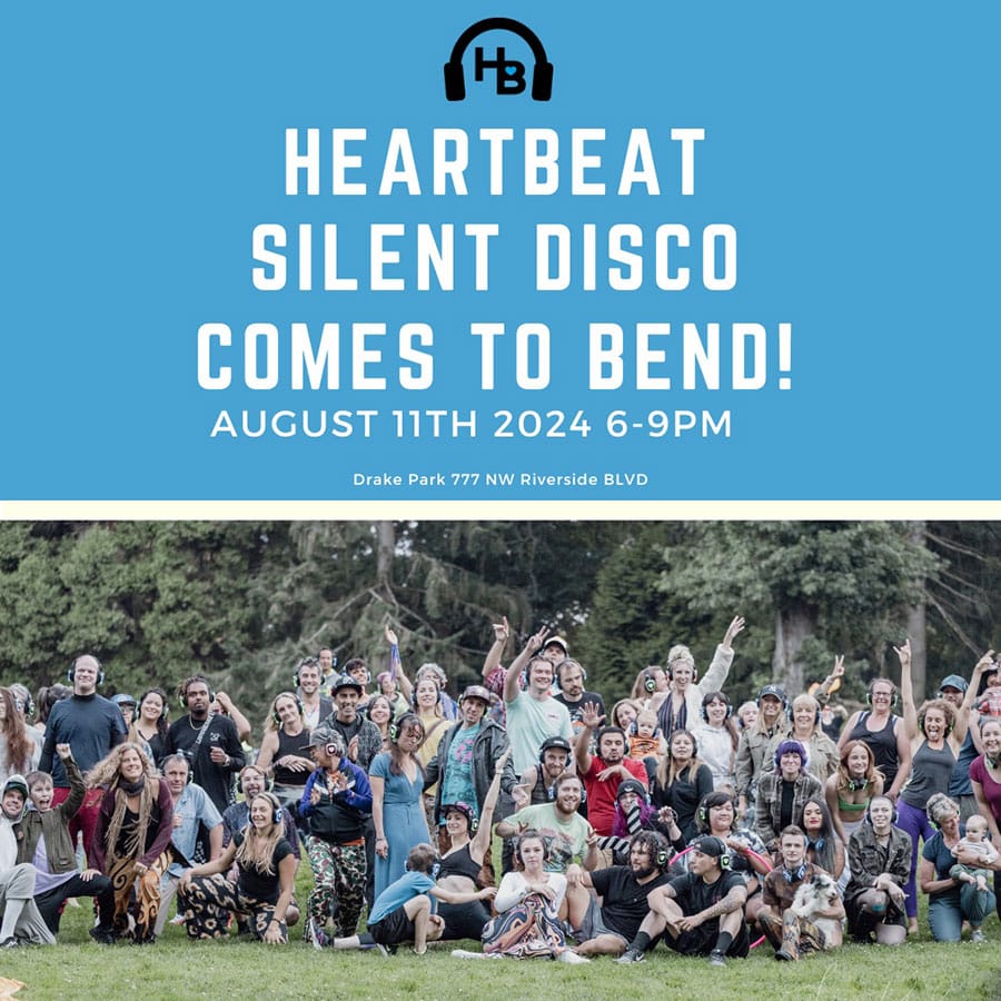 Heartbeat Silent Disco at Drake Park poster