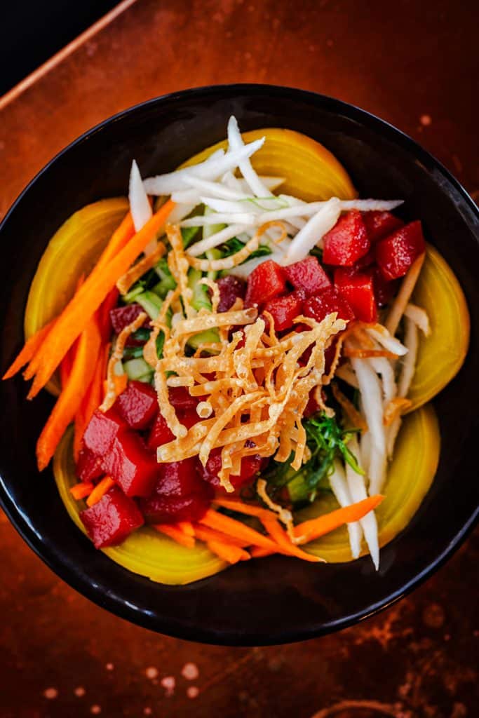 colorful vegetable appetizer.