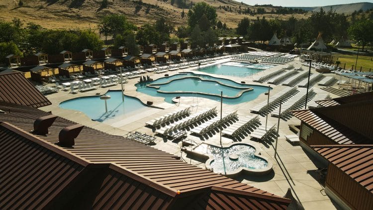 Kah-Nee-Ta Hot Springs New Pool