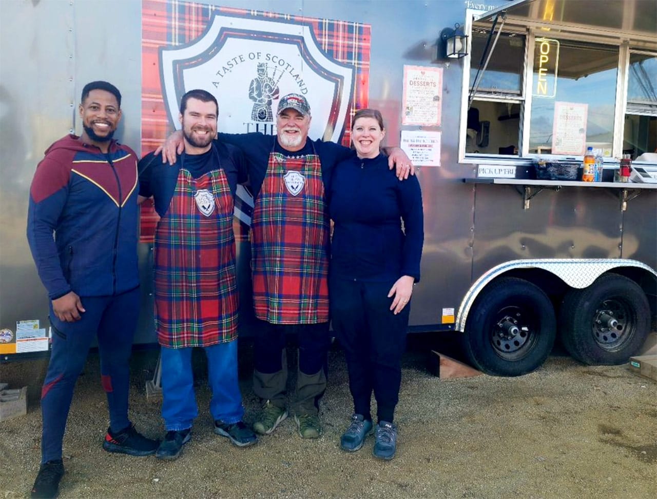 Kilted Kitchen team