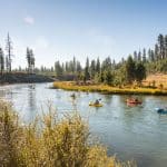 Kayakers on the Deschutes