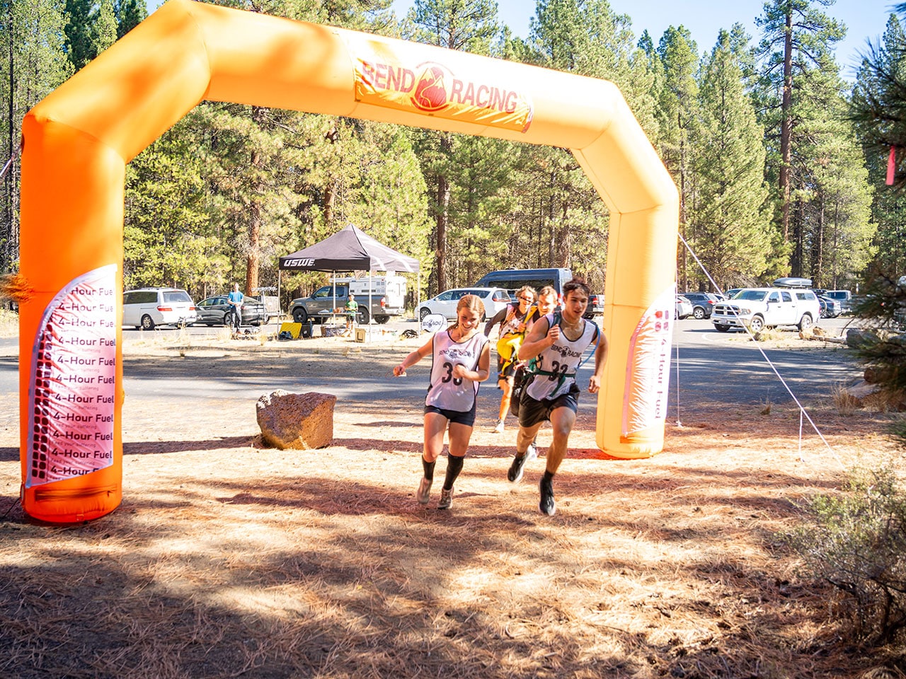 High School Adventure Racers cross the finish line