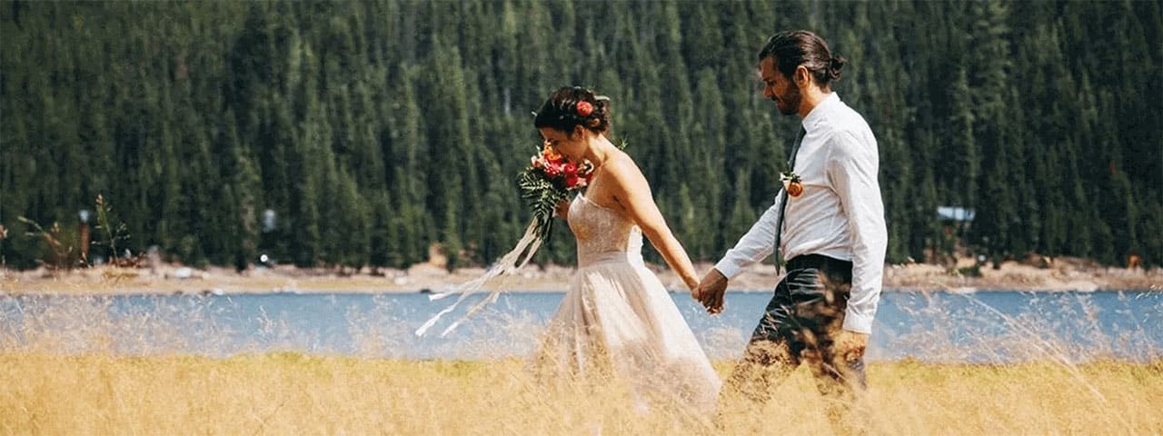 Elk Lake Resort Wedding