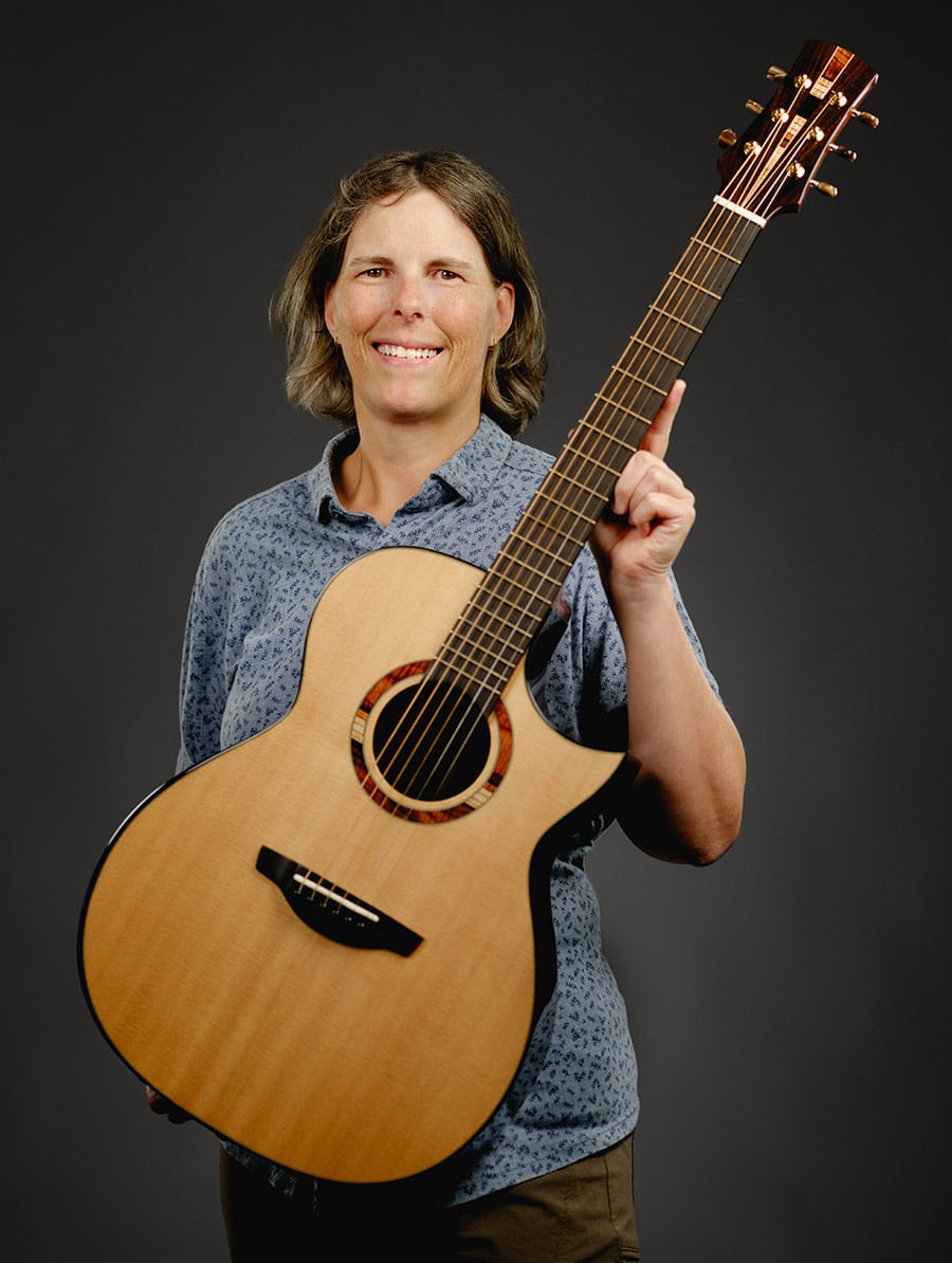 Rebecca Urlacher of Bend Oregon female Luthier