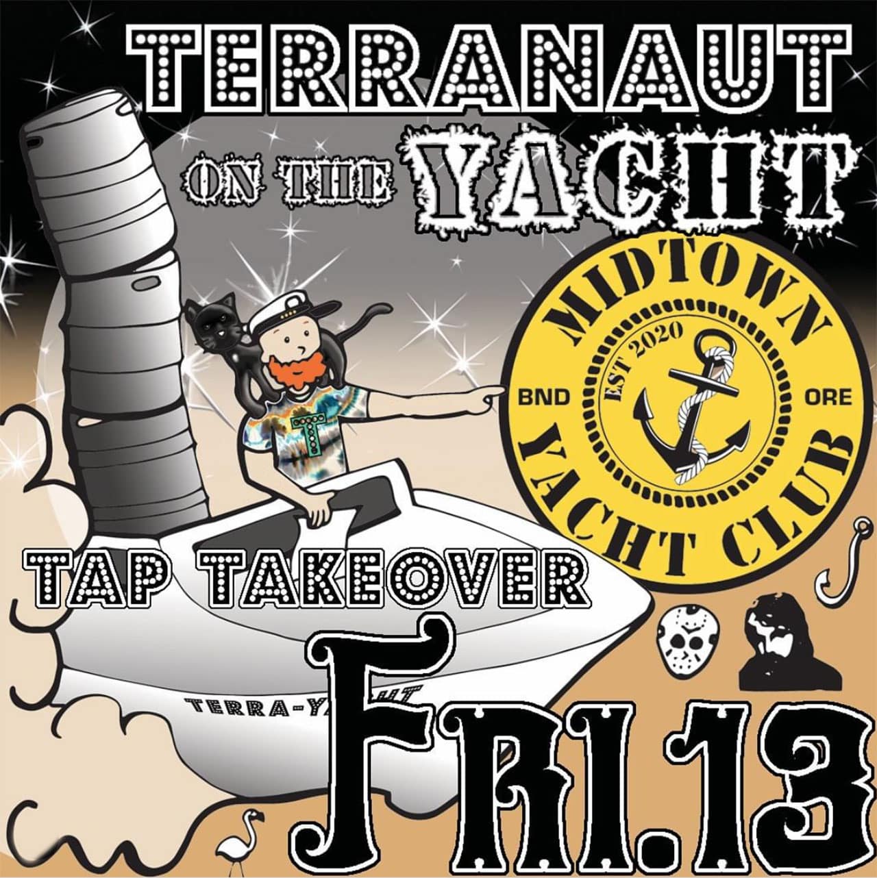 Tap takeover at the Yacht club.