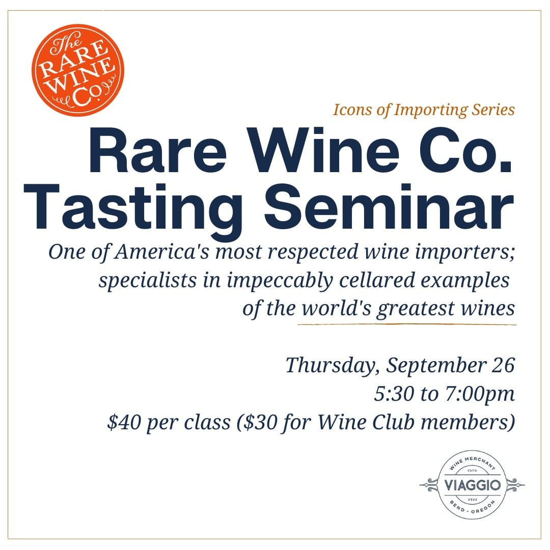 Rare Wine Co Tasting Seminar