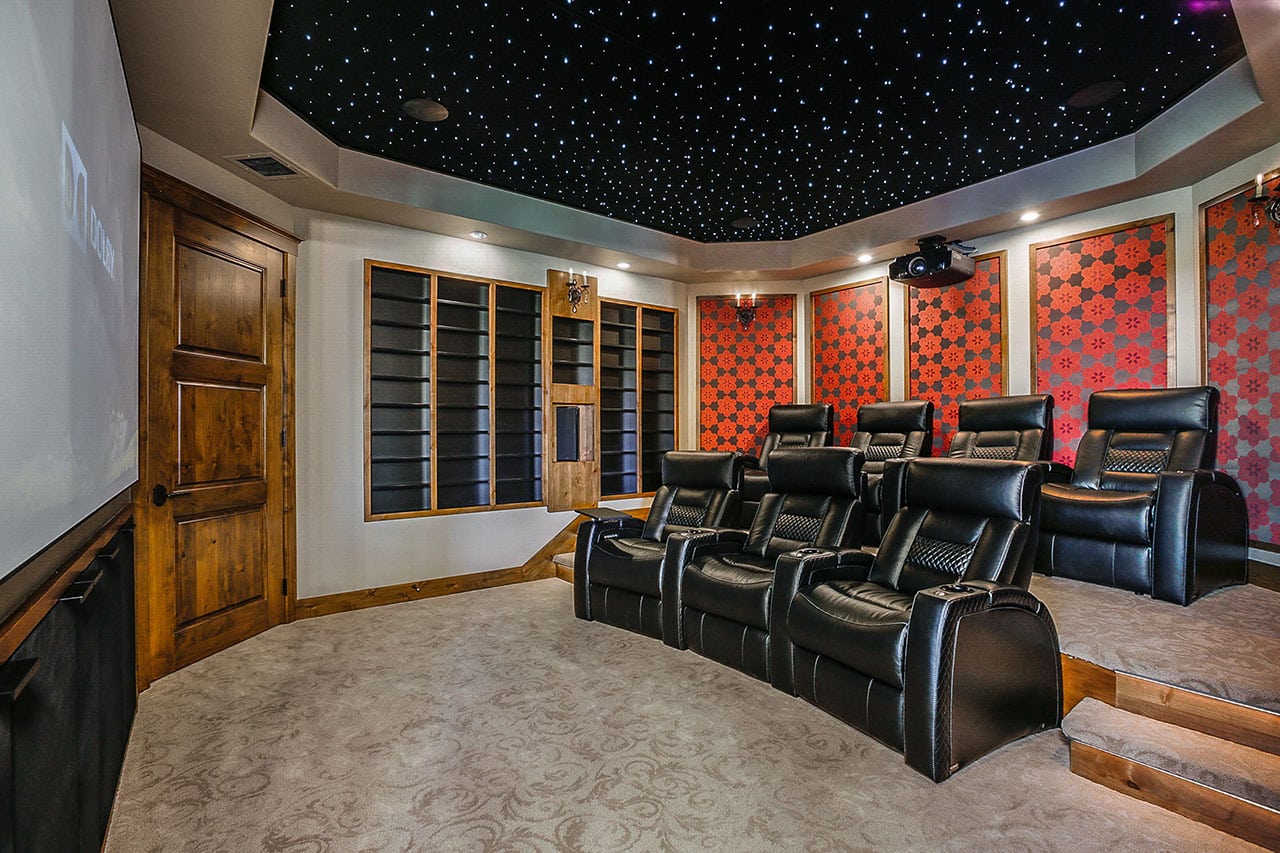 Home theater room
