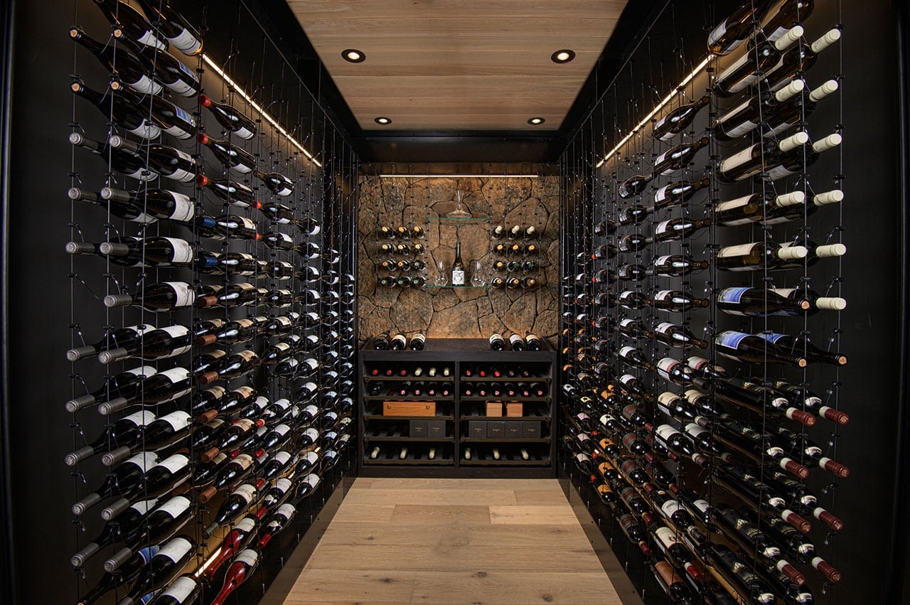 Wine Cellar of broken top home