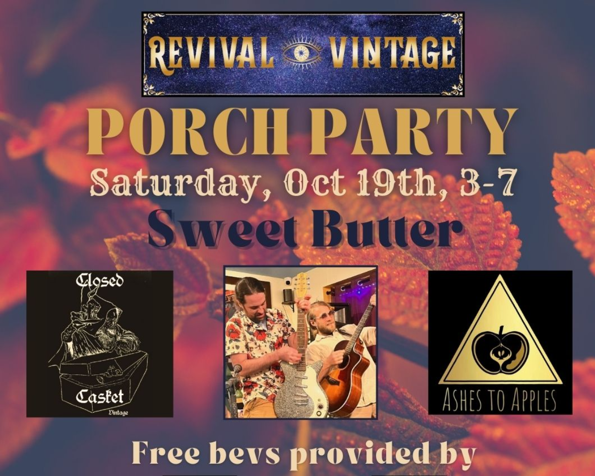 Poster for Revival Vintage porch party