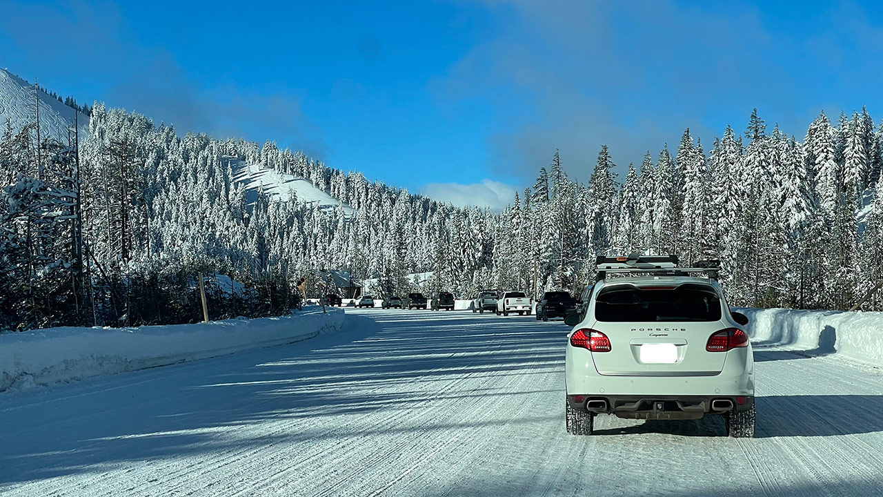 Winter Driving to Mt. Bachelor