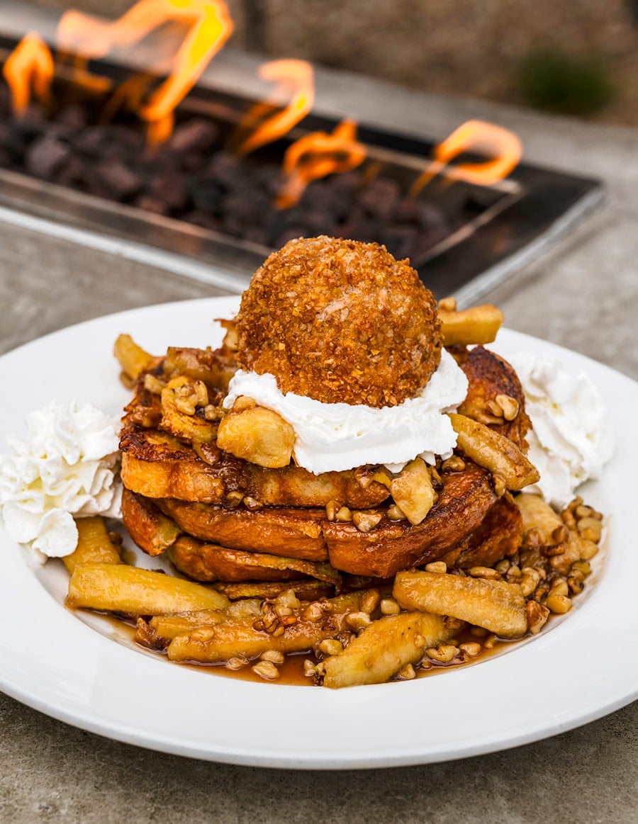 Caramel Apple French Toast at Victorian Cafe Bend