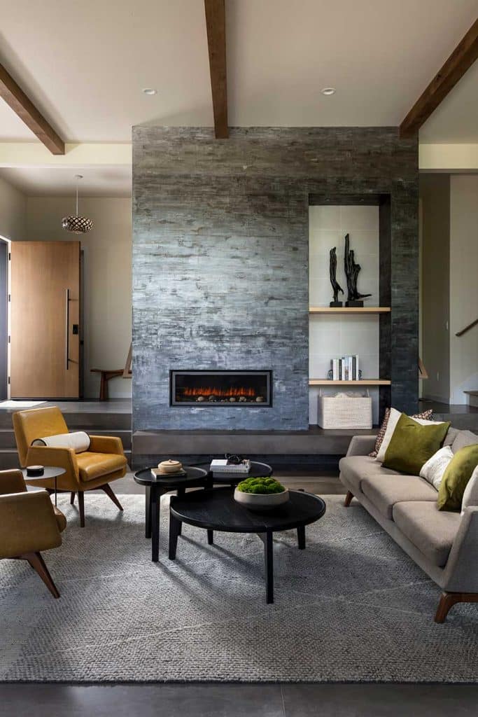 living room fire place