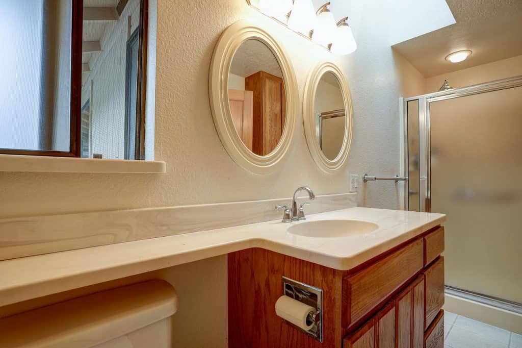 before bathroom