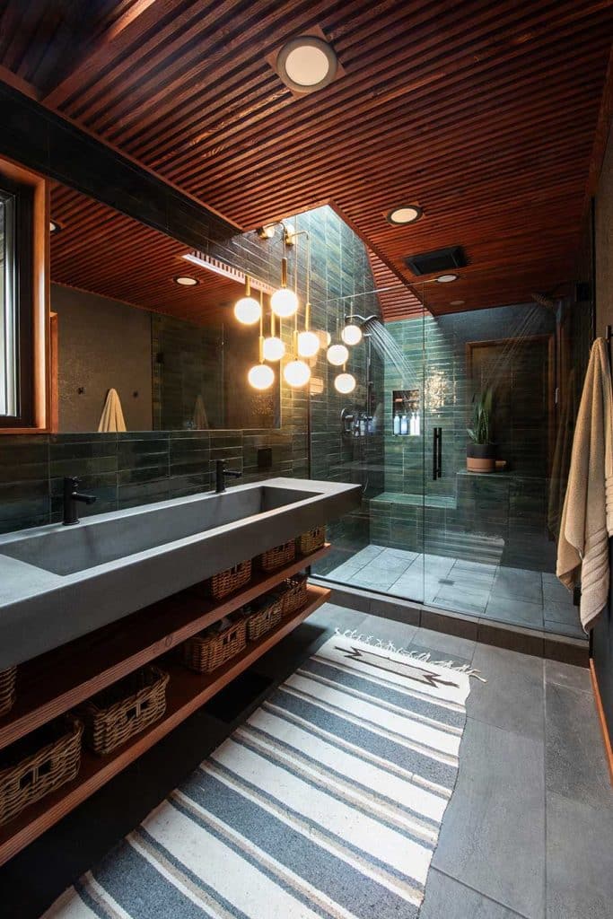 after bathroom