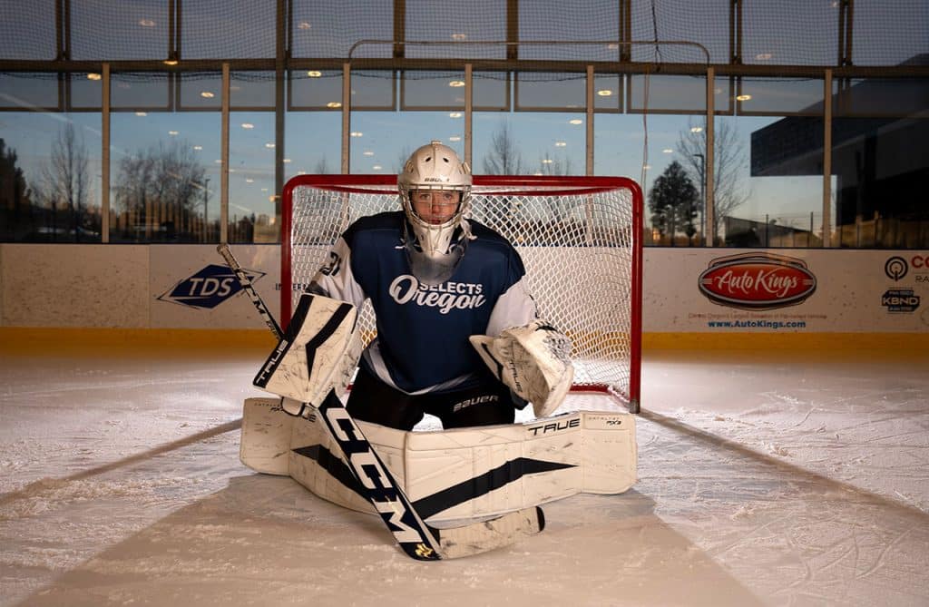 Hockey goalie