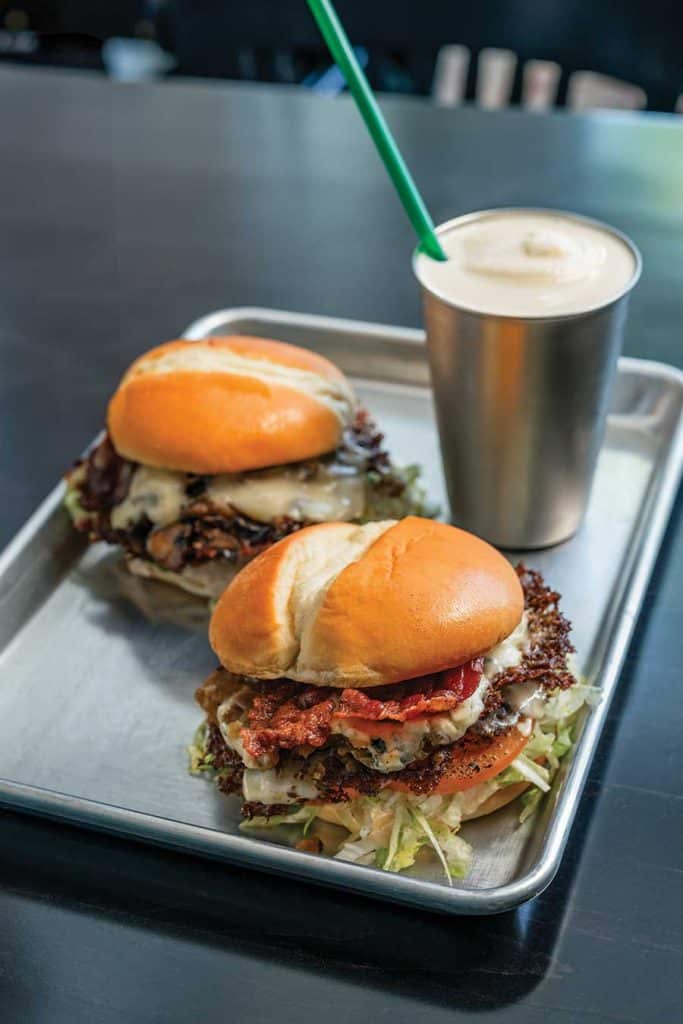 Americana Burger and shake