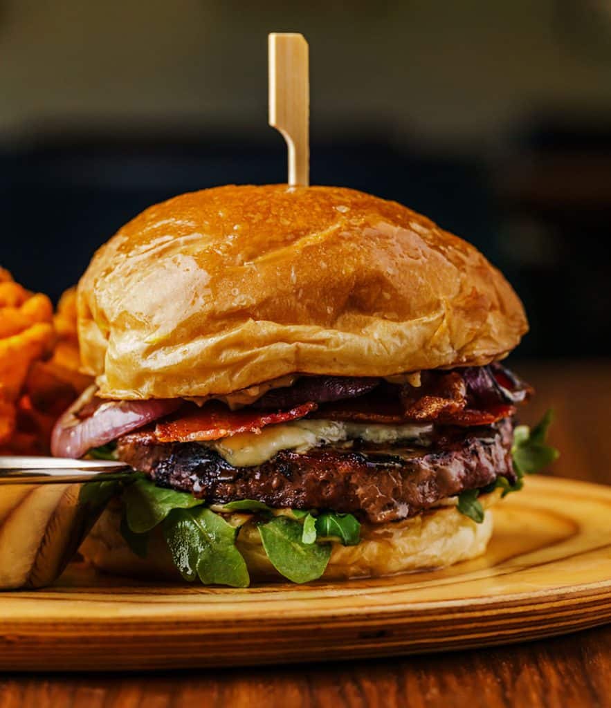 Bison Burger Lake House Caldera Springs