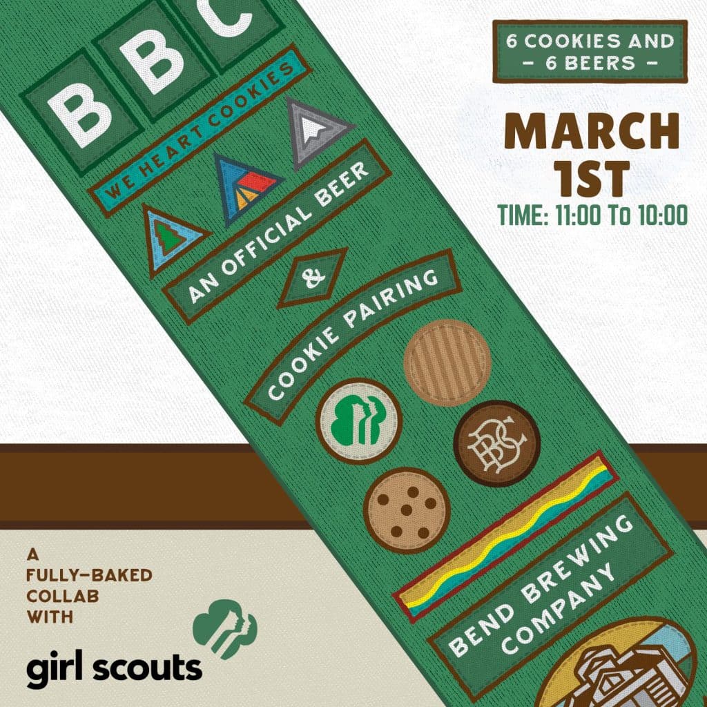 Girl Scout Cookie and Beer Pairing at Bend Brewing