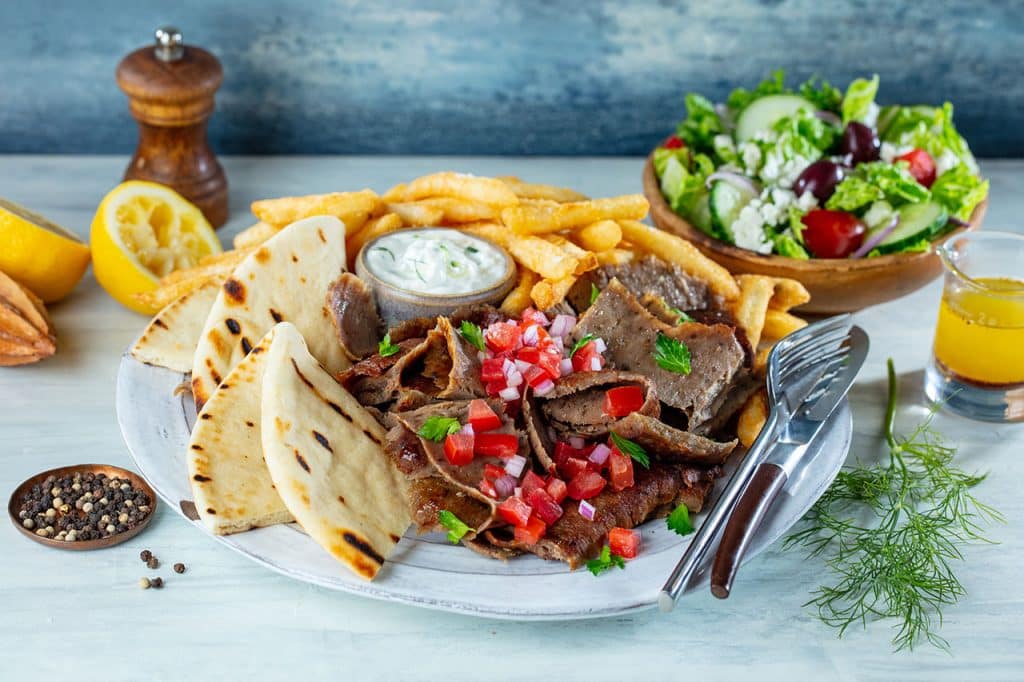 Gyro at the Great Greek Mediterranean Grill Bend