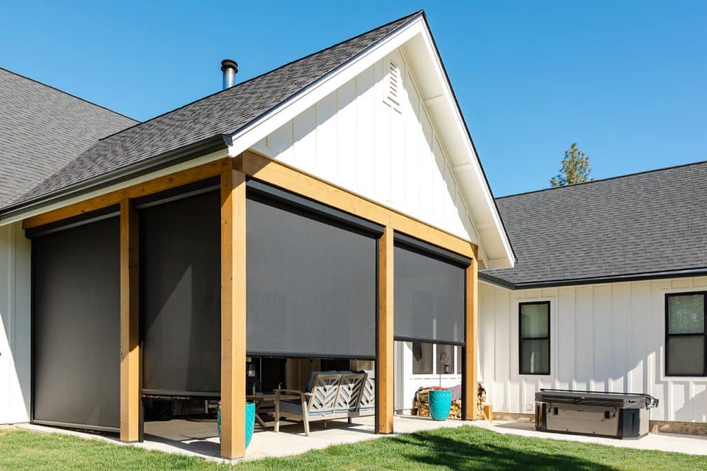 Custom Shade Solutions outside home