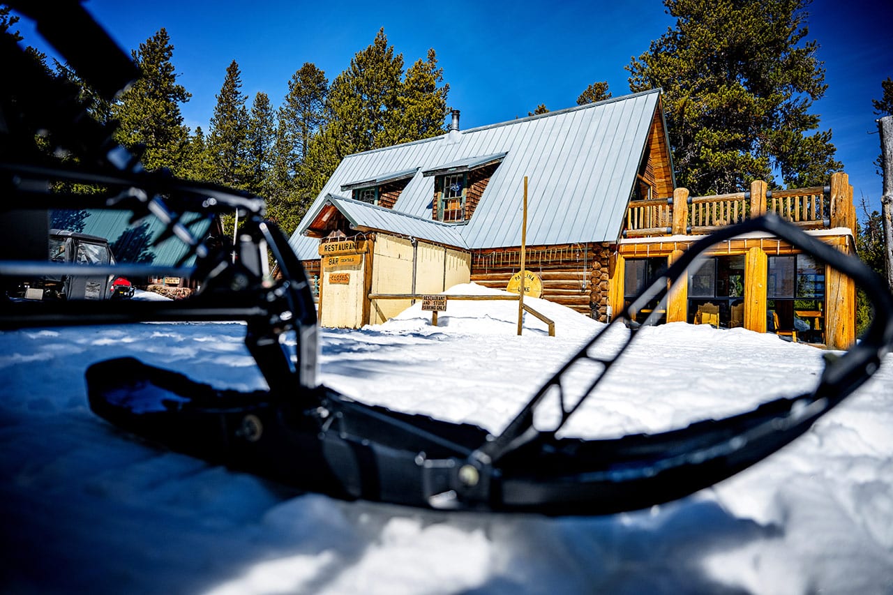 Paulina Lake Lodge Snowmobiling
