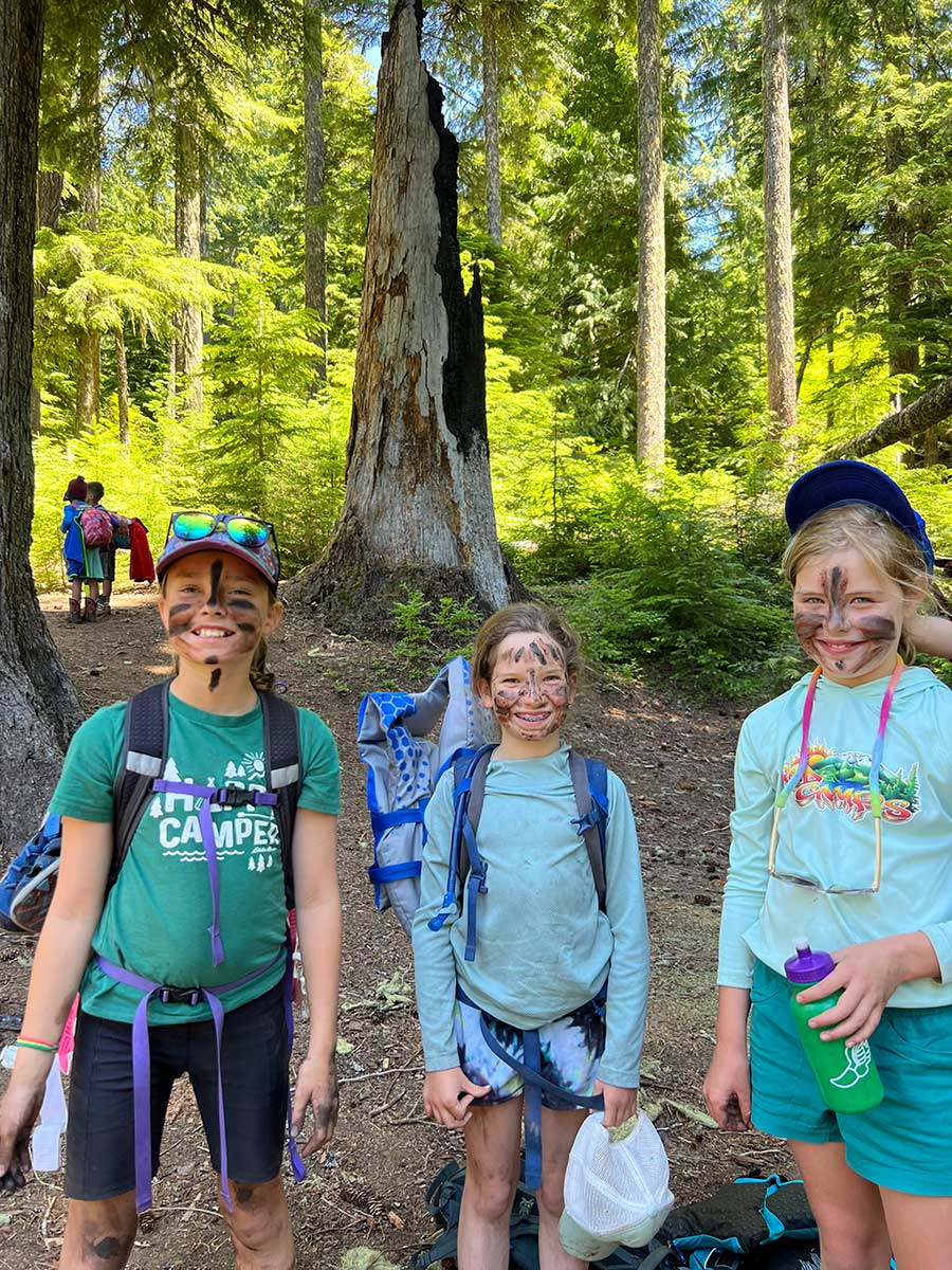 Three campers