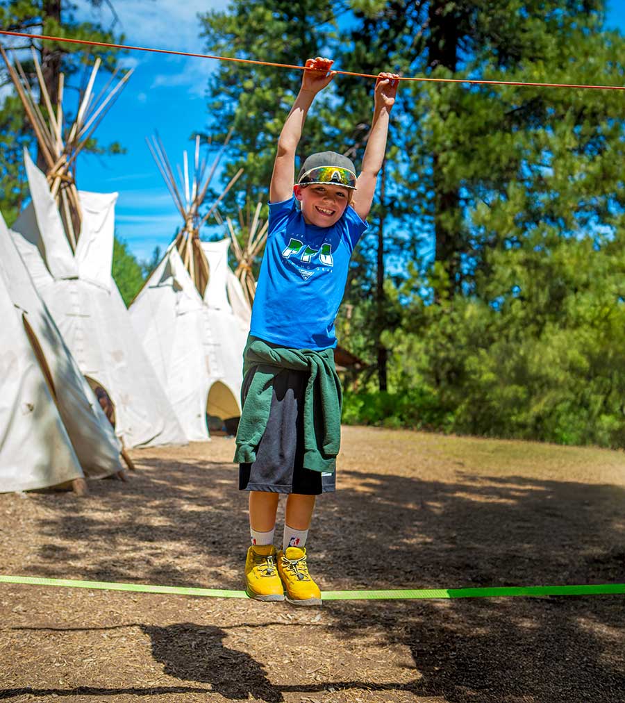 slackline kid